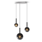 Vetheel Glass Cloud Pendant Light - 3 Heads