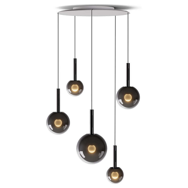 Vetheel Glass Cloud Pendant Light - 5 Heads