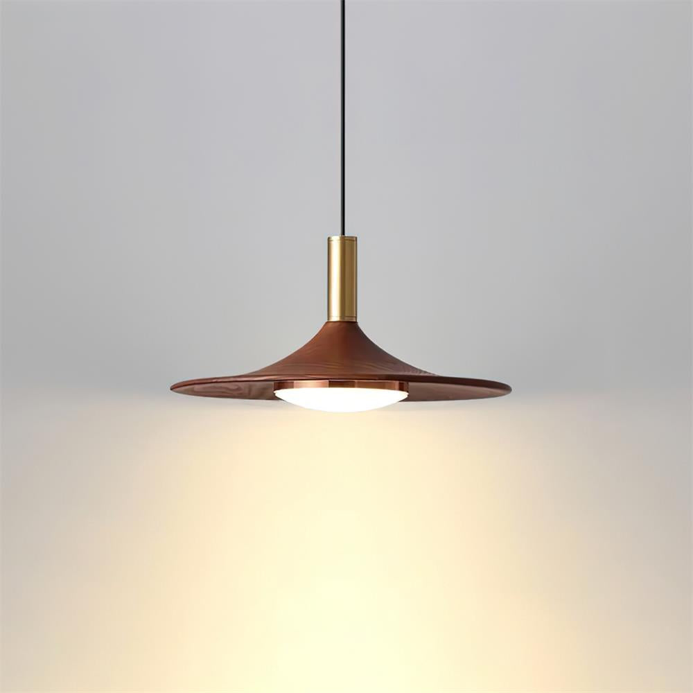 Hat Style Midcentury Pendant Light - Ø35cm
