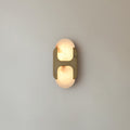 Lylaearis Alabaster Wall Sconce - 25.5cm Brass