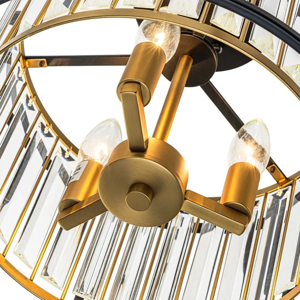 Qvistari Glass Ceiling Light