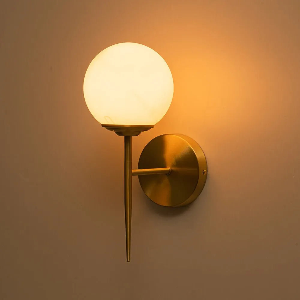 Aether Glass Globe Wall Sconce