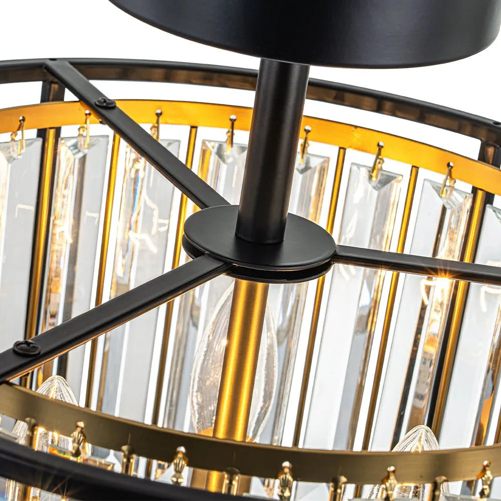 Qvistari Glass Ceiling Light
