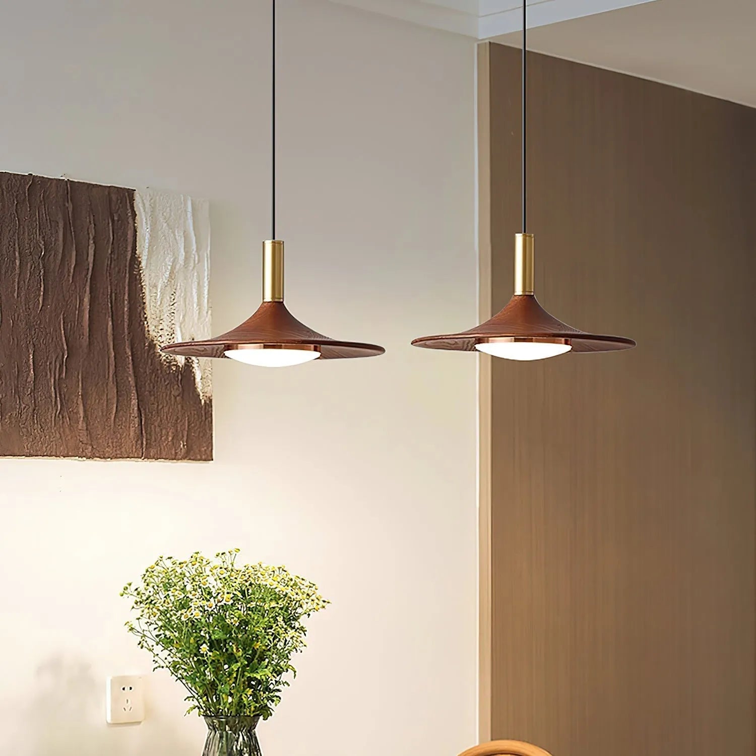 Hat Midcentury Pendant Light