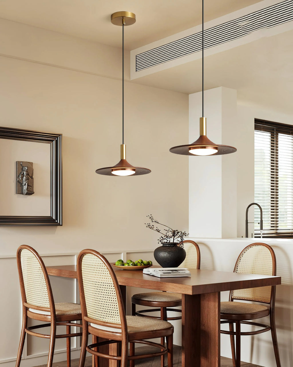 Hat Midcentury Pendant Light