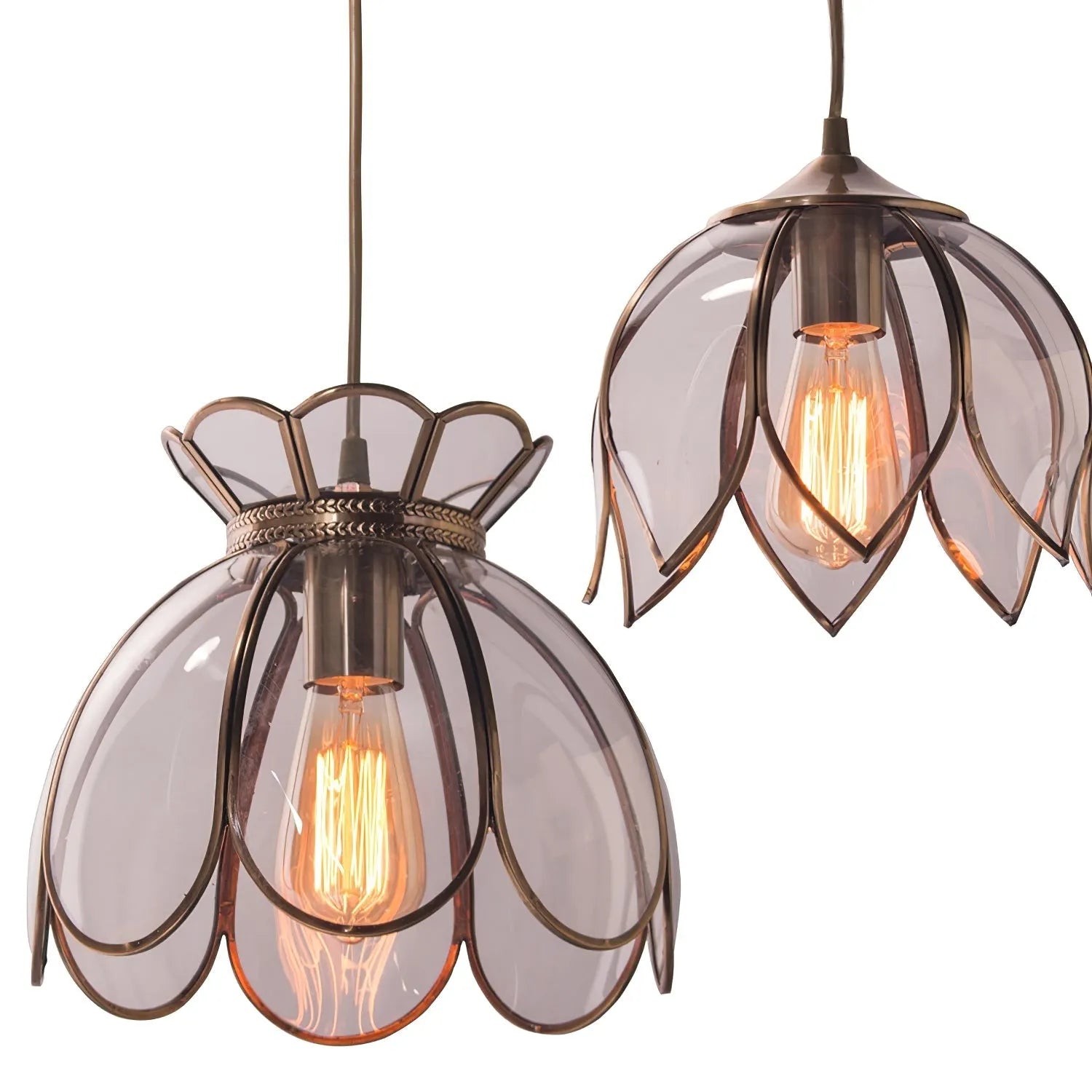 Eraeora Retro Glass Pendant Light