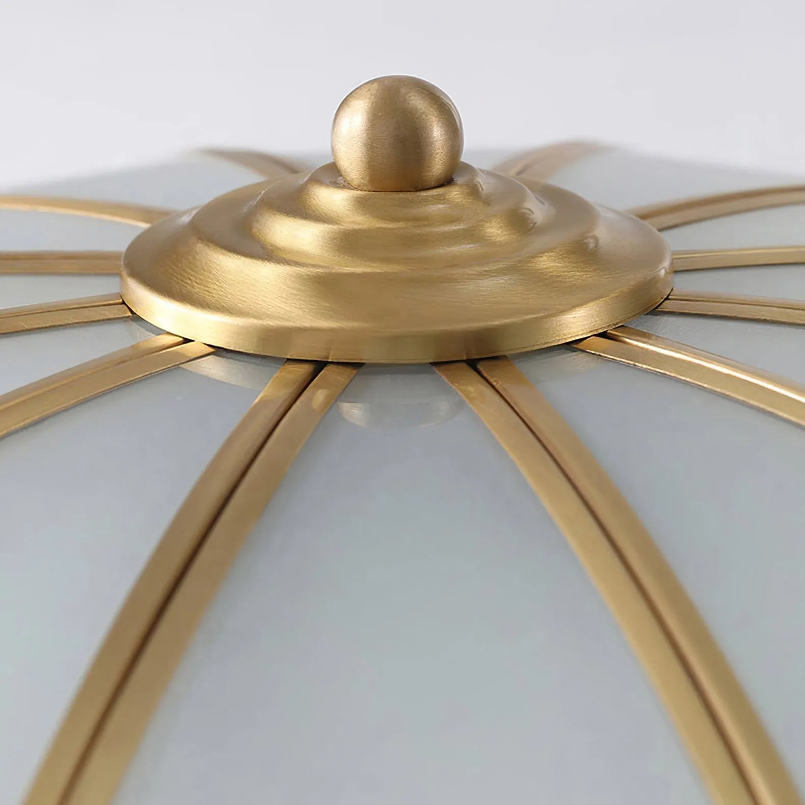 Viraean Brass Flower Ceiling Light