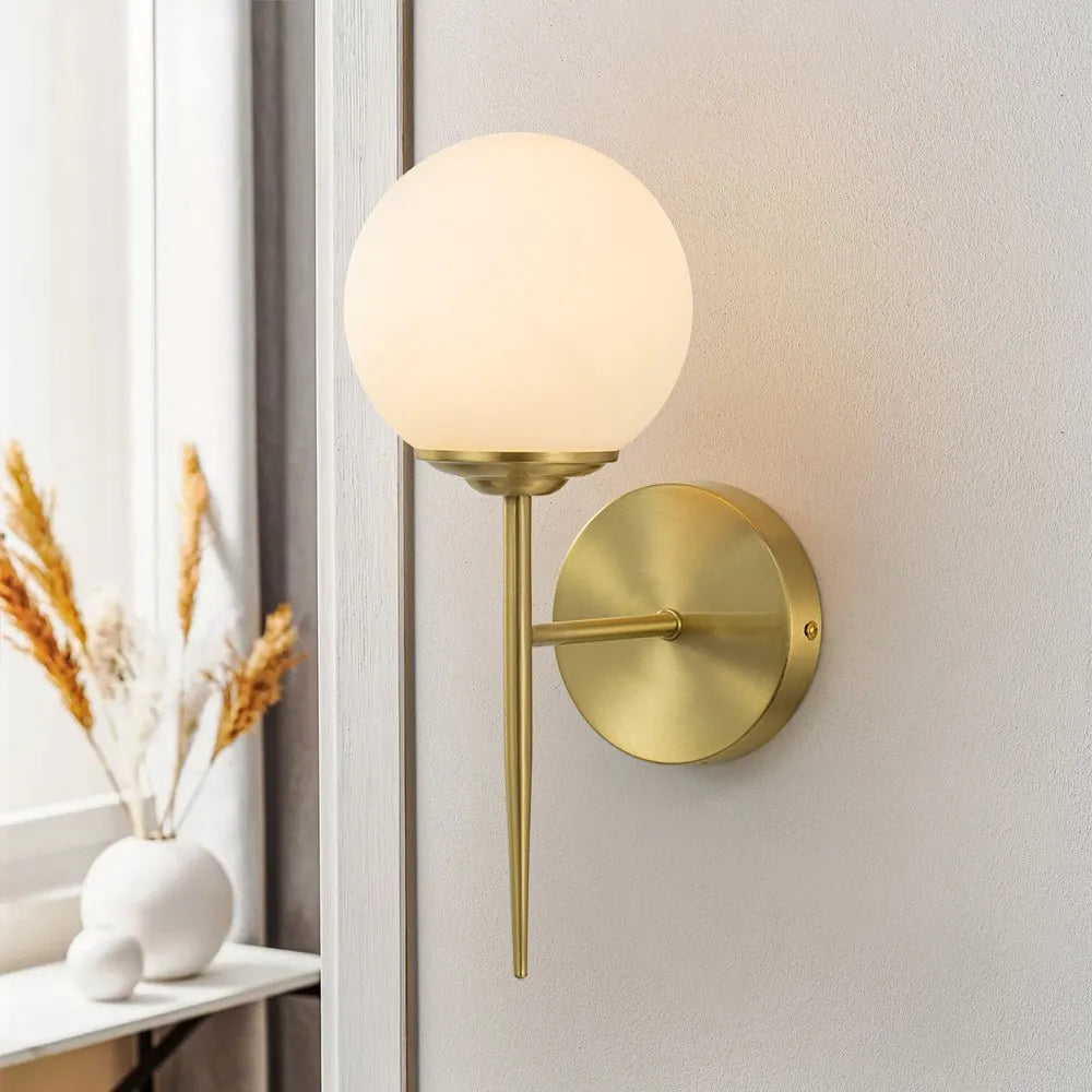 Aether Glass Globe Wall Sconce