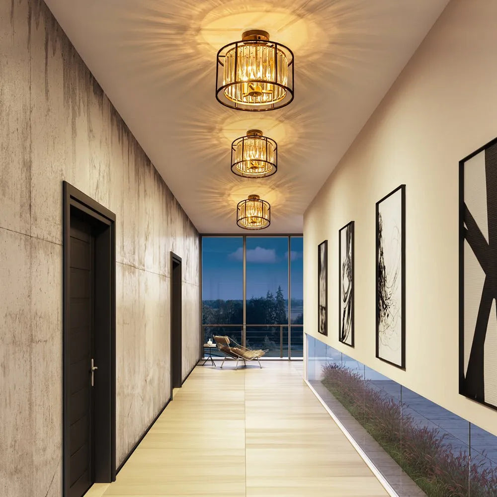 Qvistari Glass Ceiling Light