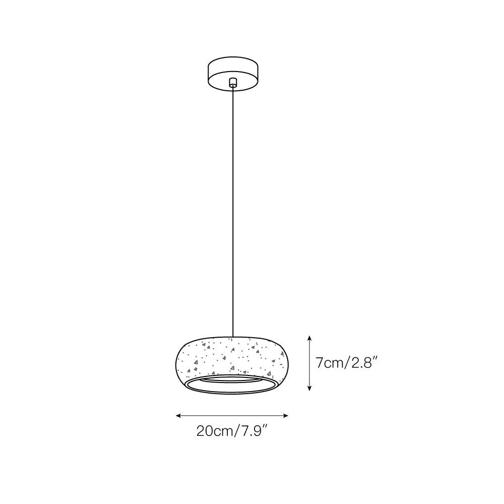 Eurvaran Travertine Pendant Light