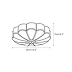 Viraean Brass Flower Ceiling Light