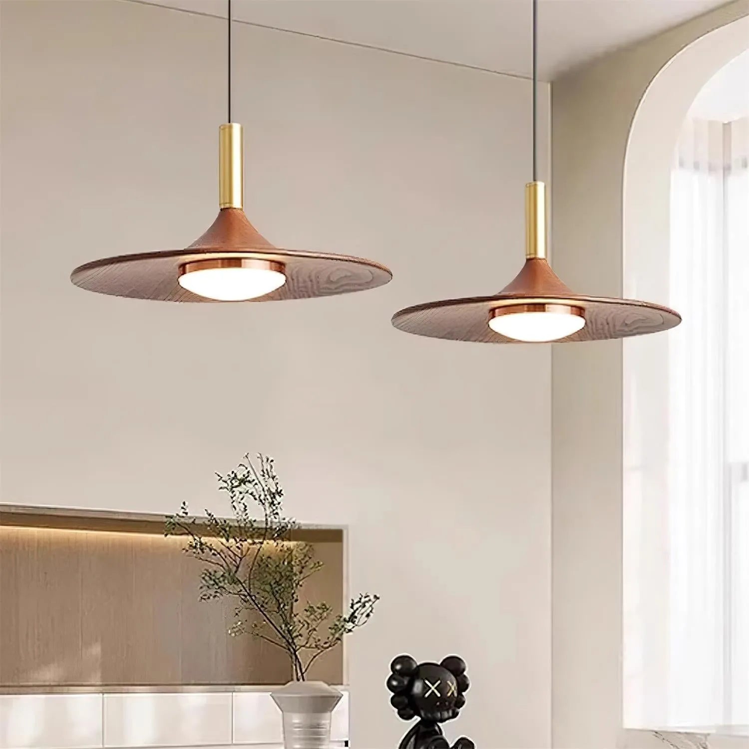 Hat Midcentury Pendant Light