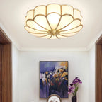 Viraean Brass Flower Ceiling Light
