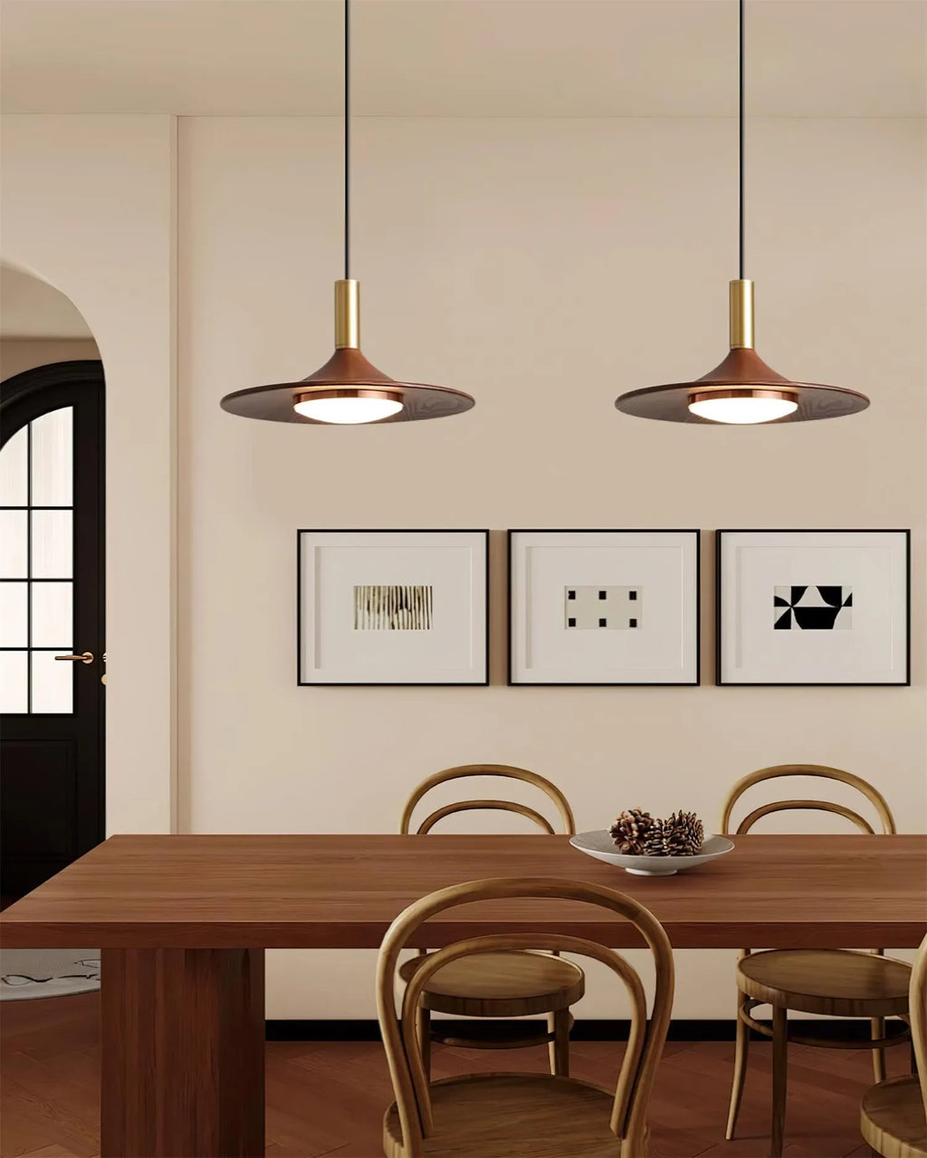 Hat Midcentury Pendant Light