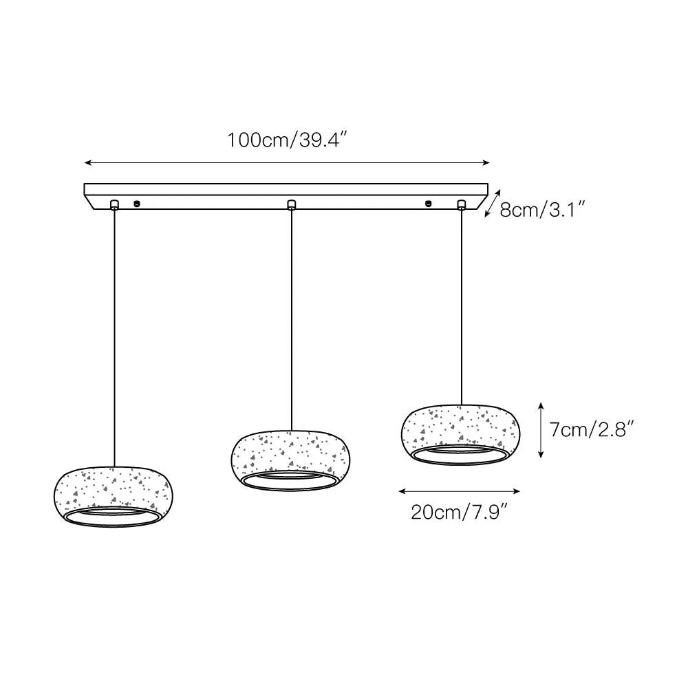 Eurvaran Travertine Pendant Light