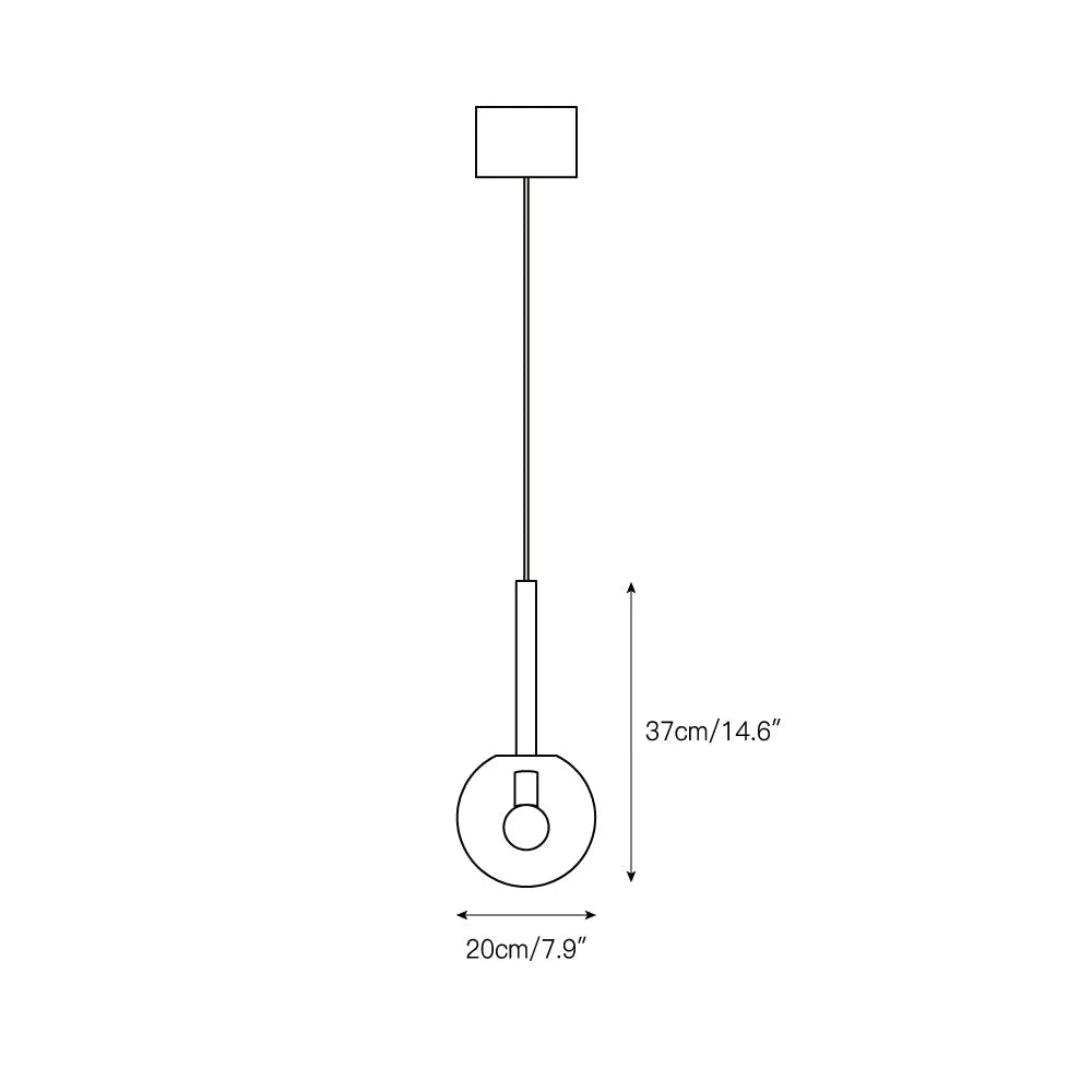 Vetheel Glass Cloud Pendant Light