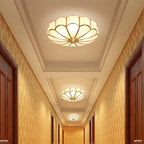 Viraean Brass Flower Ceiling Light