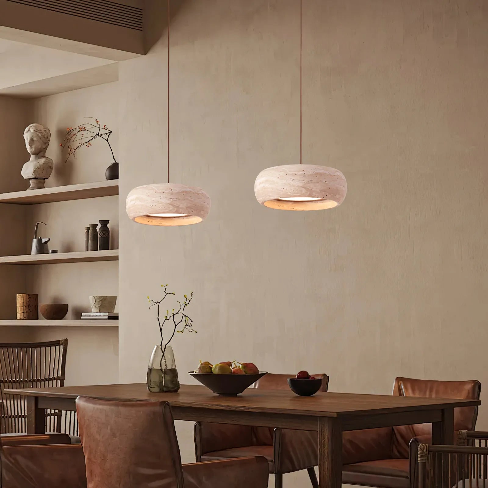 Eurvaran Travertine Pendant Light