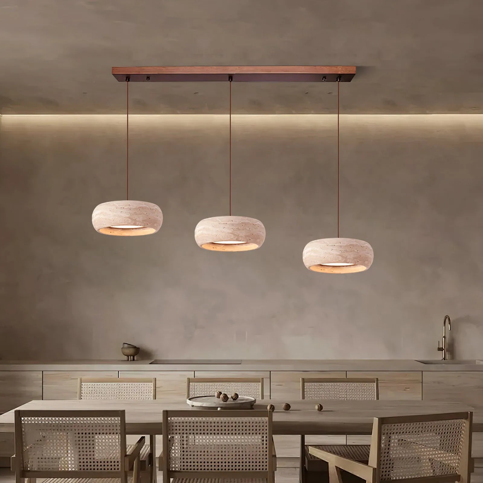 Eurvaran Travertine Pendant Light